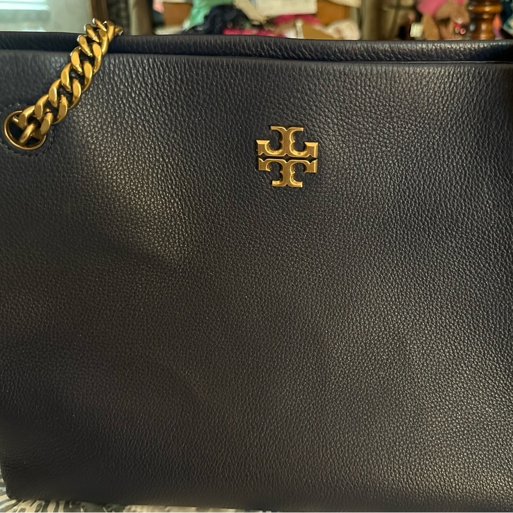Tory Burch Kira Tote in Navy